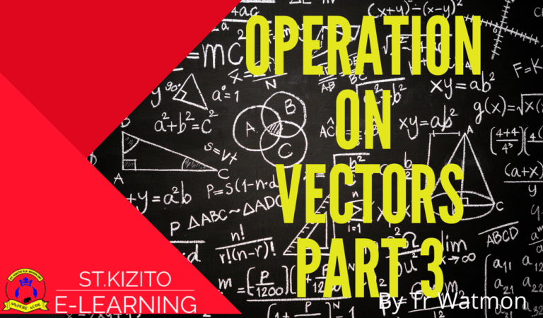 OPERATION ON VECTORS 3