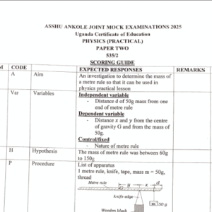 ASSHU Physics 2  Practical Guide 2025
