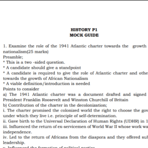 S6 HISTORY 1 MOCK GUIDE