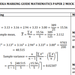 ACEITEKA MOCKS 2025 UACE MATH 2 GUIDE