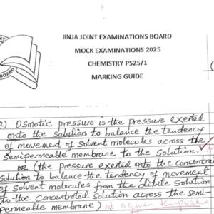 JJEB UACE Chemistry Paper 1 Guide 2025