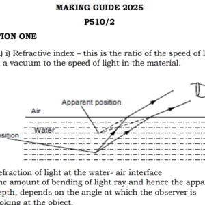 Kamtec UACE Physics 2 Guide 2025