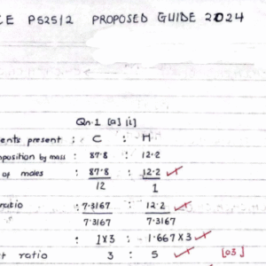 UNEB UACE CHEMISTRY 2 2024 GUIDE